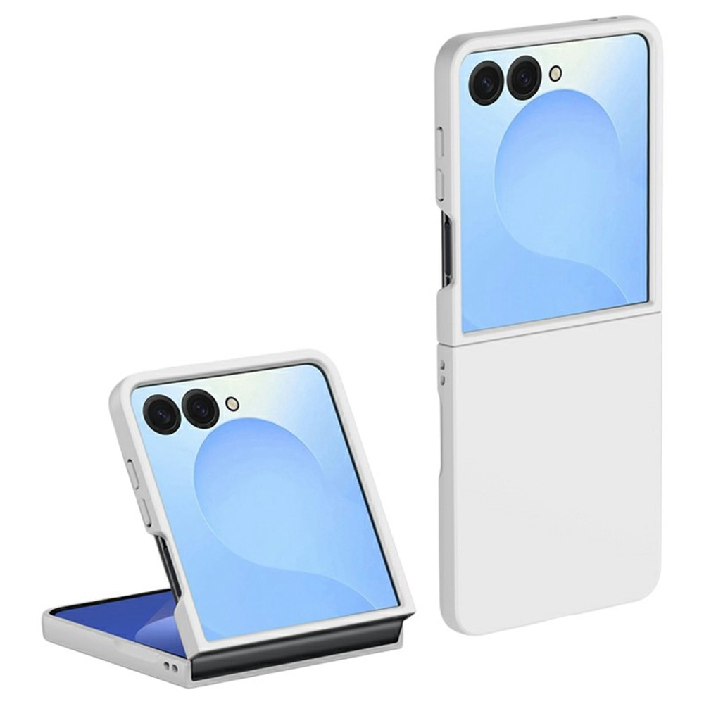 Coque dures caoutchoutées Samsung Galaxy Z Flip 7, Blanc