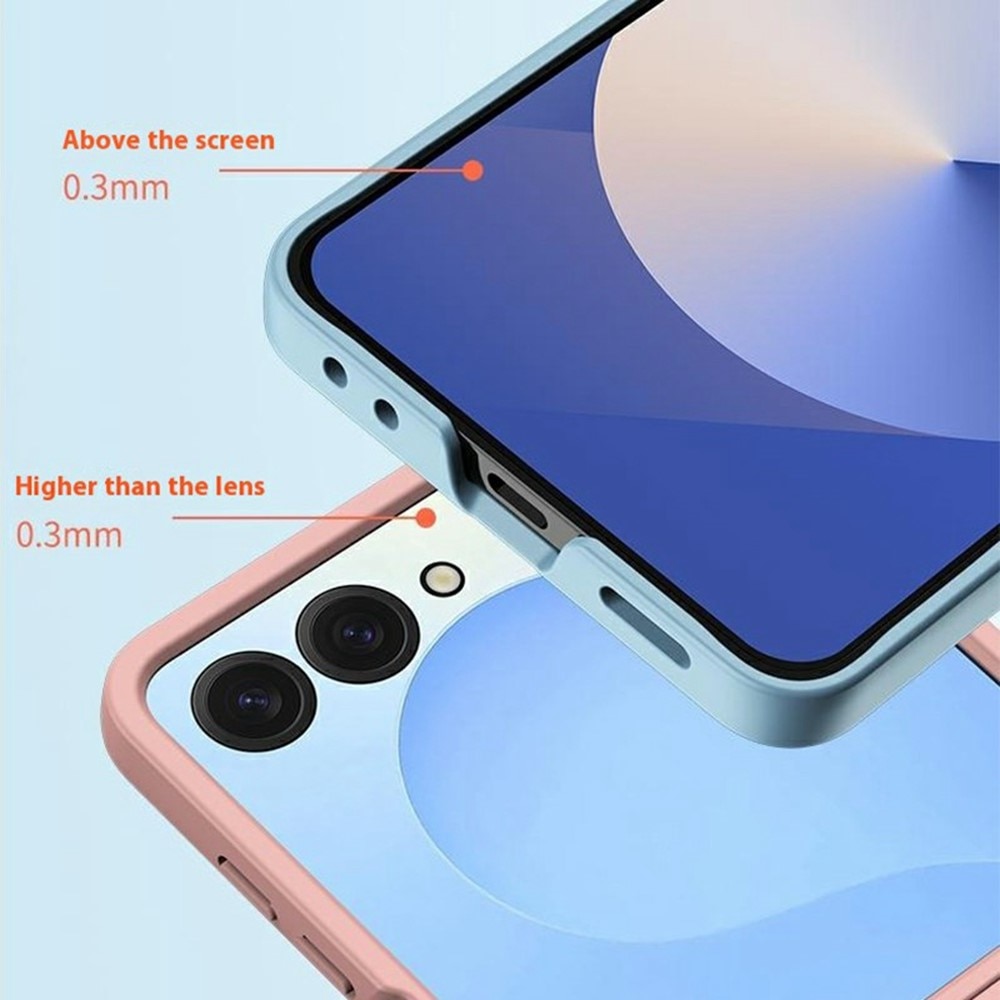 Coque dures caoutchoutées Samsung Galaxy Z Flip 7, Bleu