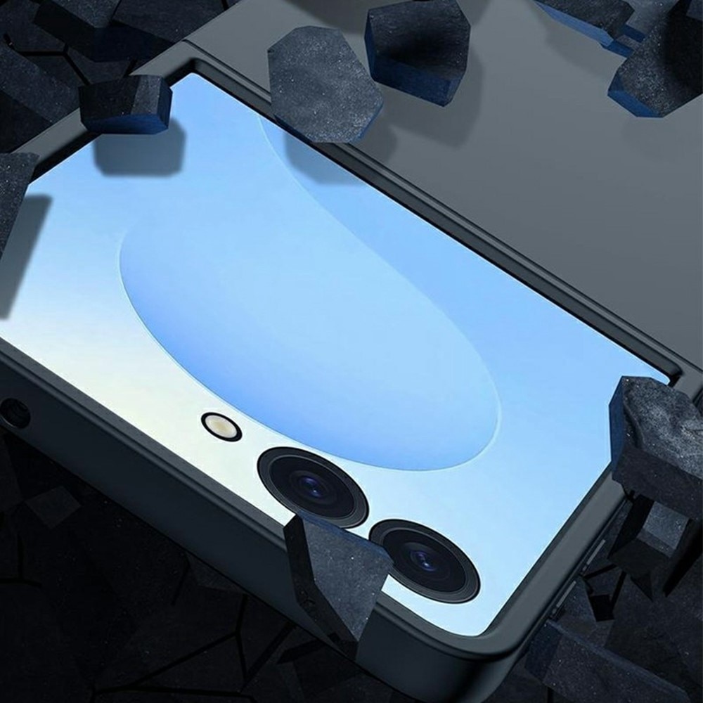Coque dures caoutchoutées Samsung Galaxy Z Flip 7, Bleu
