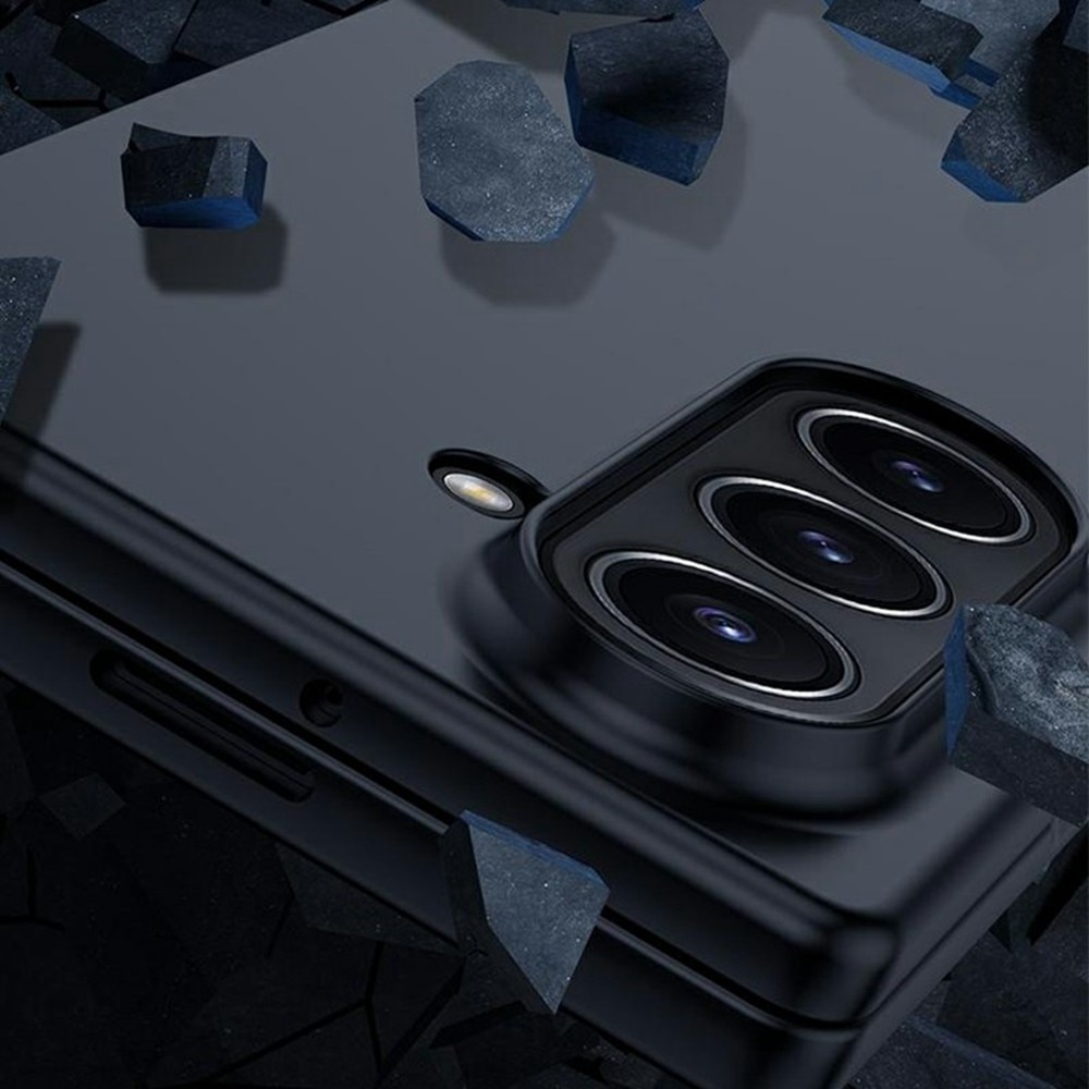 Coque dures caoutchoutées Samsung Galaxy Z Flip 7, noir