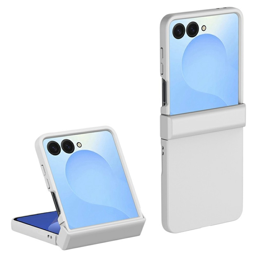 Coque dures caoutchoutées Hinge Protection Samsung Galaxy Z Flip 7, Blanc