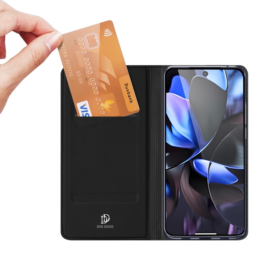 Étui portefeuille Skin Pro Series Google Pixel 10 Pro XL, Noir