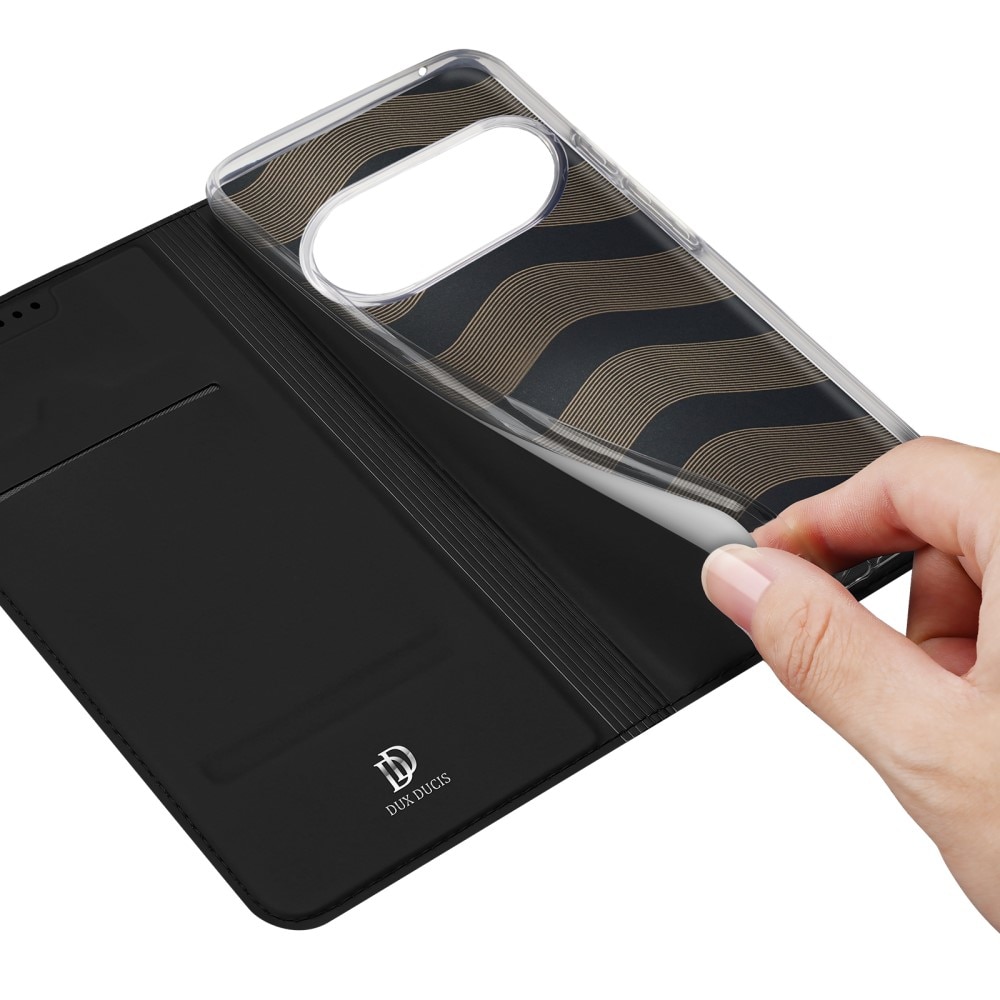 Étui portefeuille Skin Pro Series Google Pixel 10 Pro XL, Noir