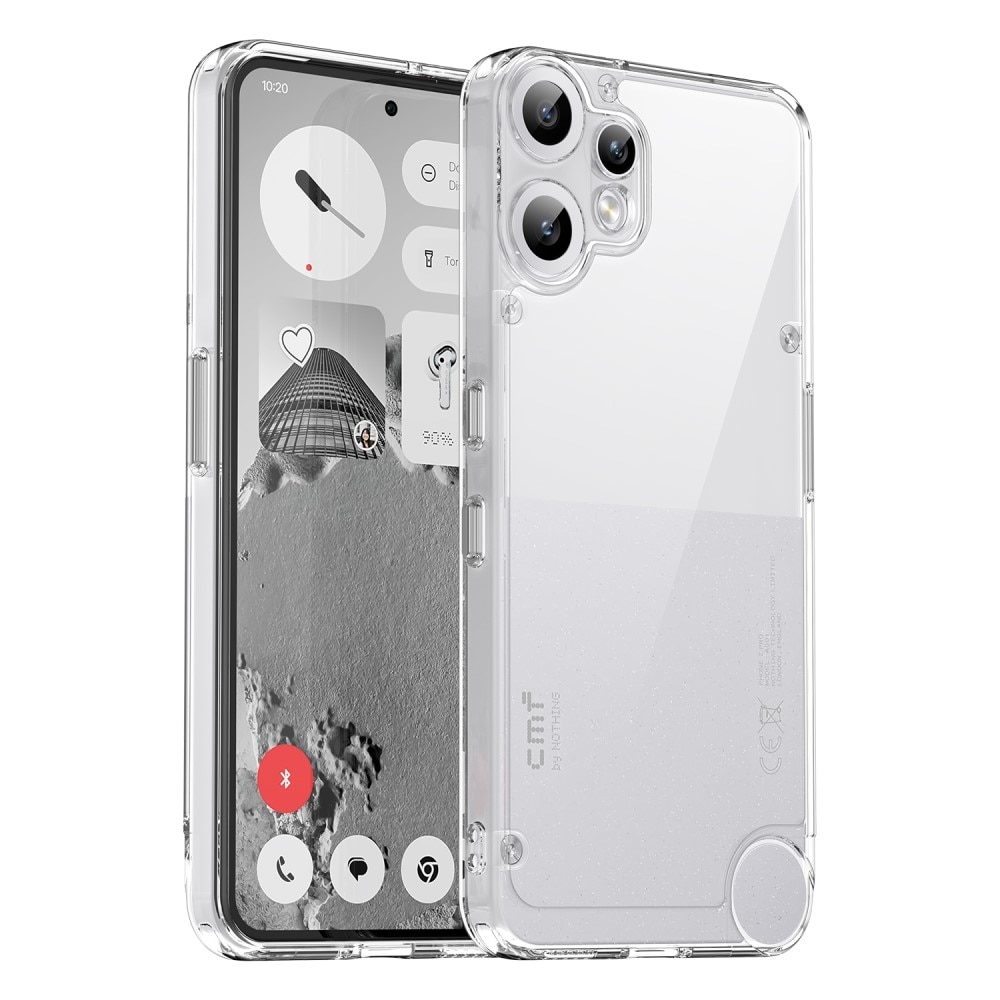 Coque hybride pour Nothing CMF Phone 2 Pro, Transparent