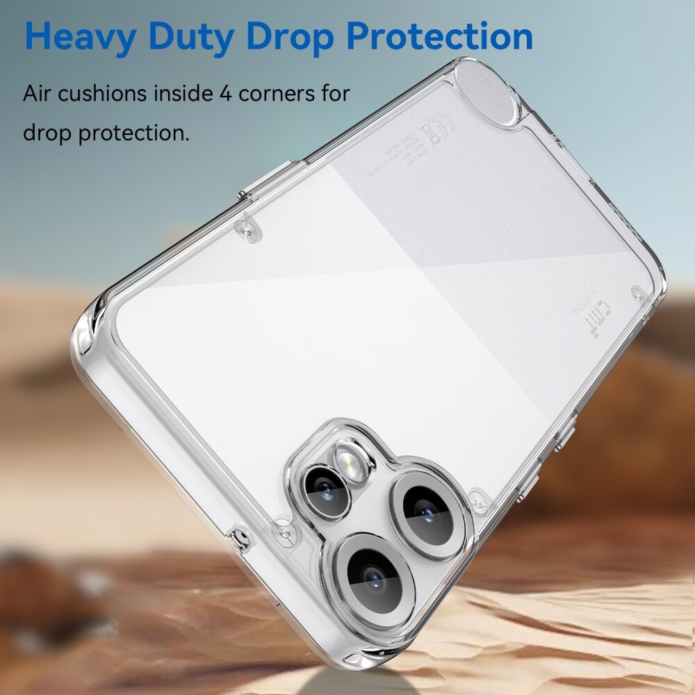 Coque hybride pour Nothing CMF Phone 2 Pro, Transparent