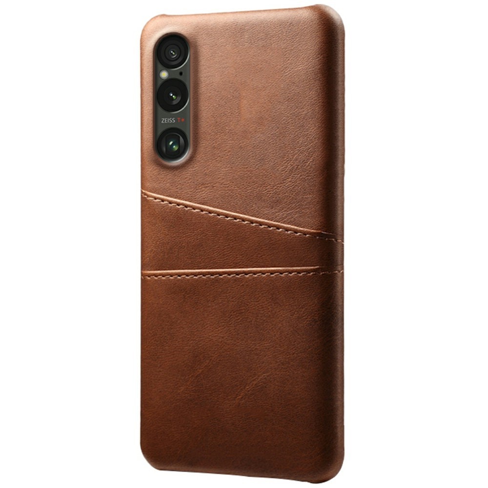 Coque Card Slots Sony Xperia 1 VII, Marron