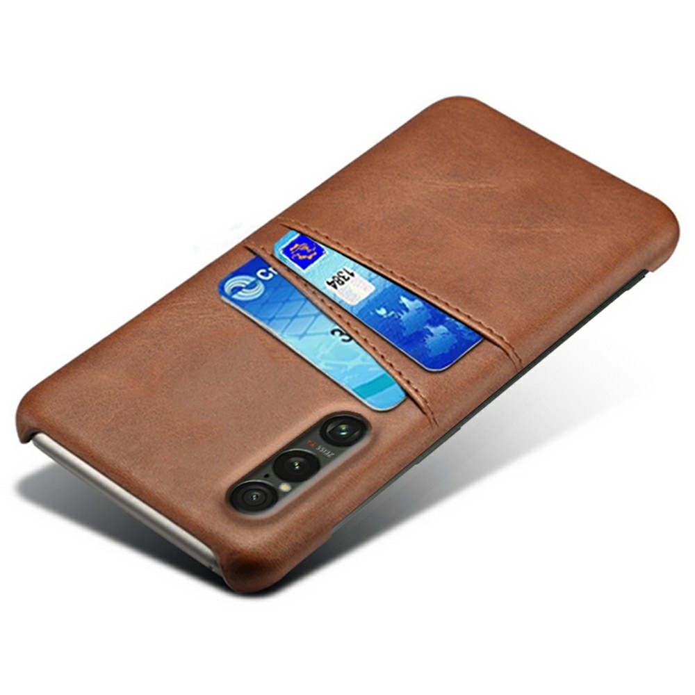 Coque Card Slots Sony Xperia 1 VII, Marron