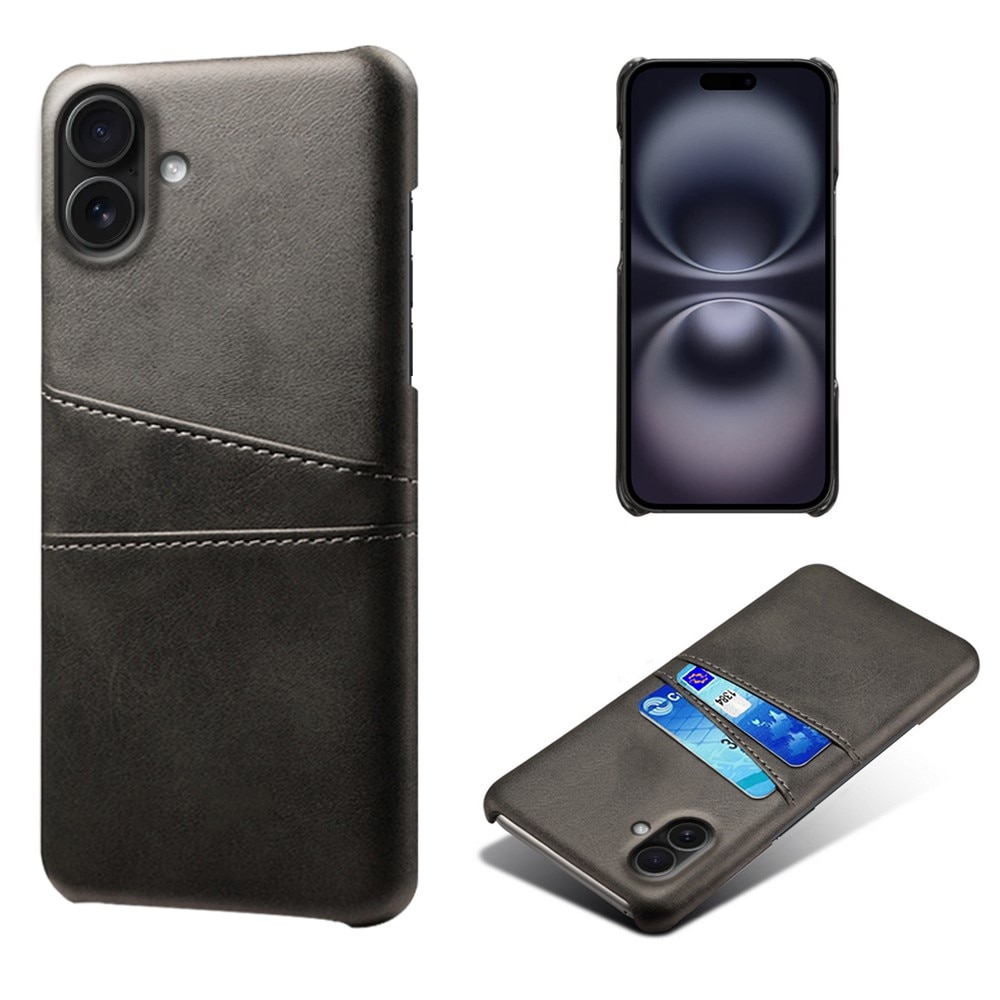 Coque Card Slots iPhone 17, Noir