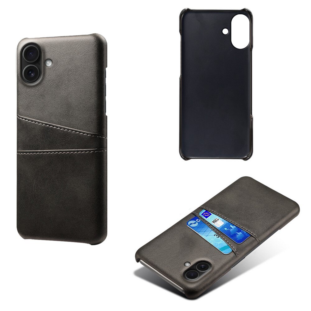 Coque Card Slots iPhone 17, Noir