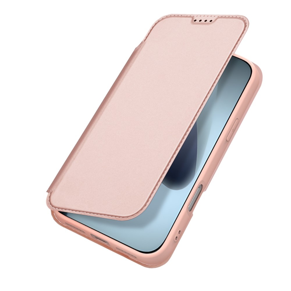 Étui portefeuille Skin Pro Series iPhone 17 Pro, Or rose