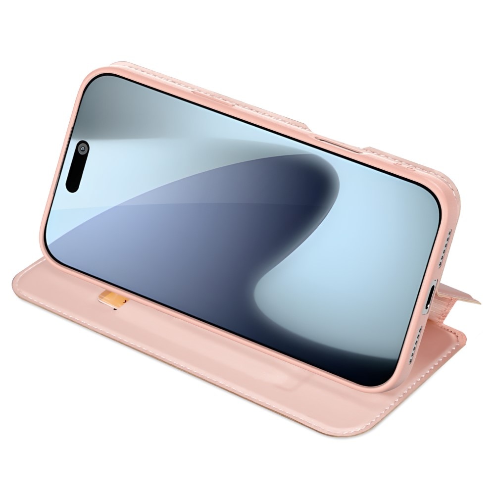 Étui portefeuille Skin Pro Series iPhone 17 Pro, Or rose