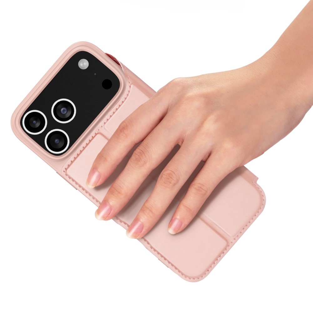 Étui portefeuille Skin Pro Series iPhone 17 Pro, Or rose