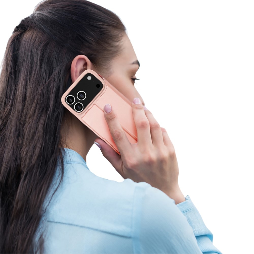 Étui portefeuille Skin Pro Series iPhone 17 Pro, Or rose
