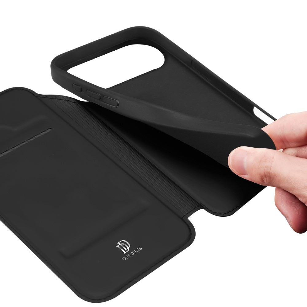 Étui portefeuille Skin Pro Series iPhone 17 Air, Noir