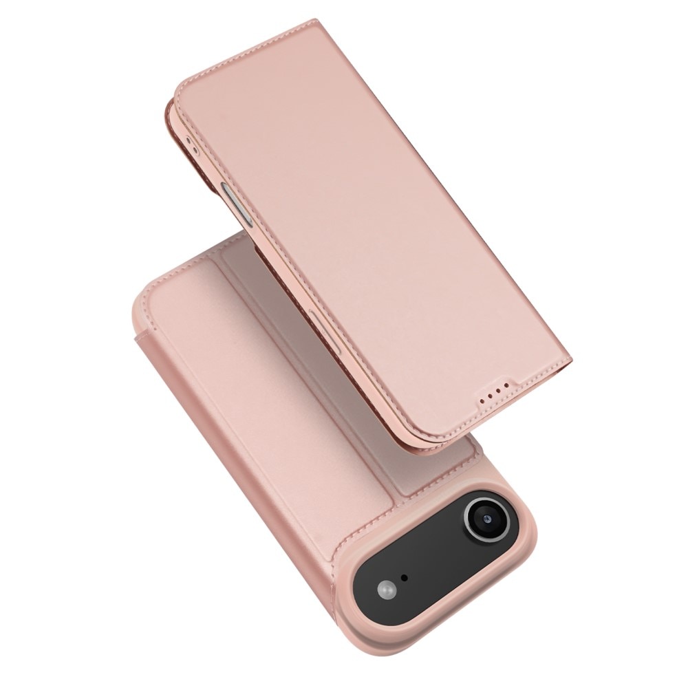 Étui portefeuille Skin Pro Series iPhone 17 Air, Or rose