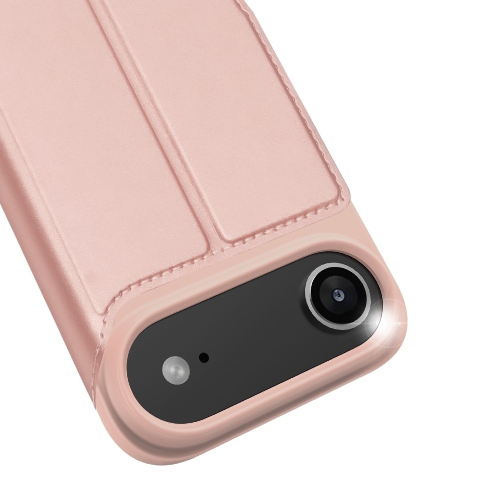 Étui portefeuille Skin Pro Series iPhone 17 Air, Or rose