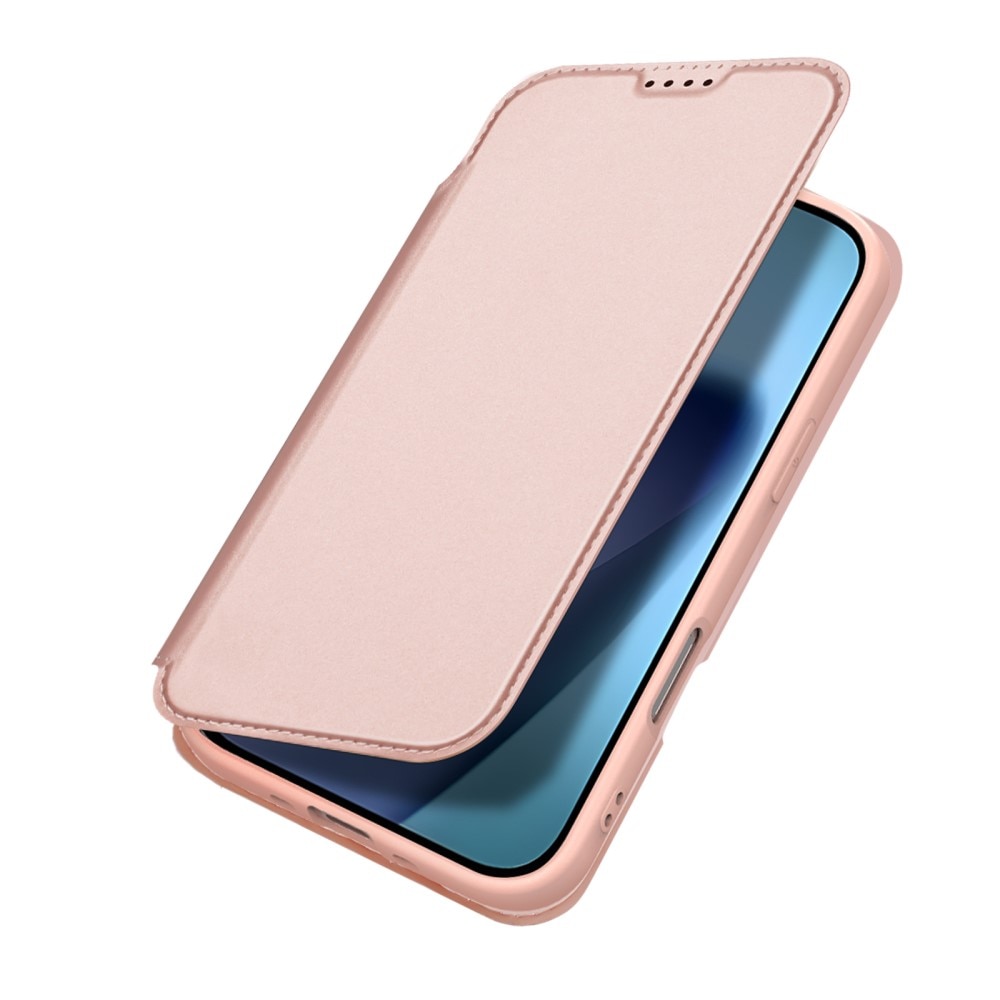 Étui portefeuille Skin Pro Series iPhone 17 Air, Or rose