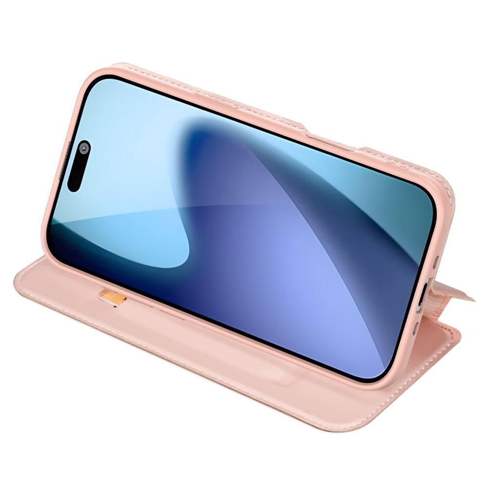 Étui portefeuille Skin Pro Series iPhone 17 Air, Or rose