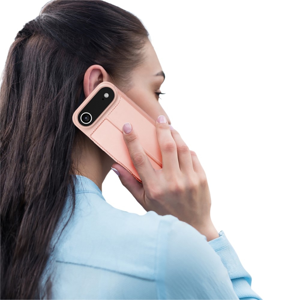 Étui portefeuille Skin Pro Series iPhone 17 Air, Or rose