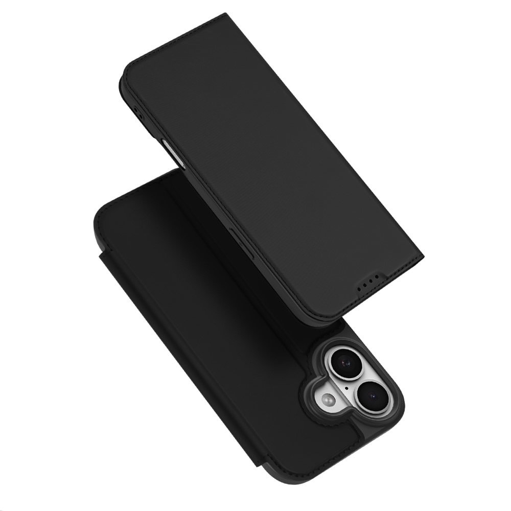 Étui portefeuille Skin Pro Series iPhone 17, Noir