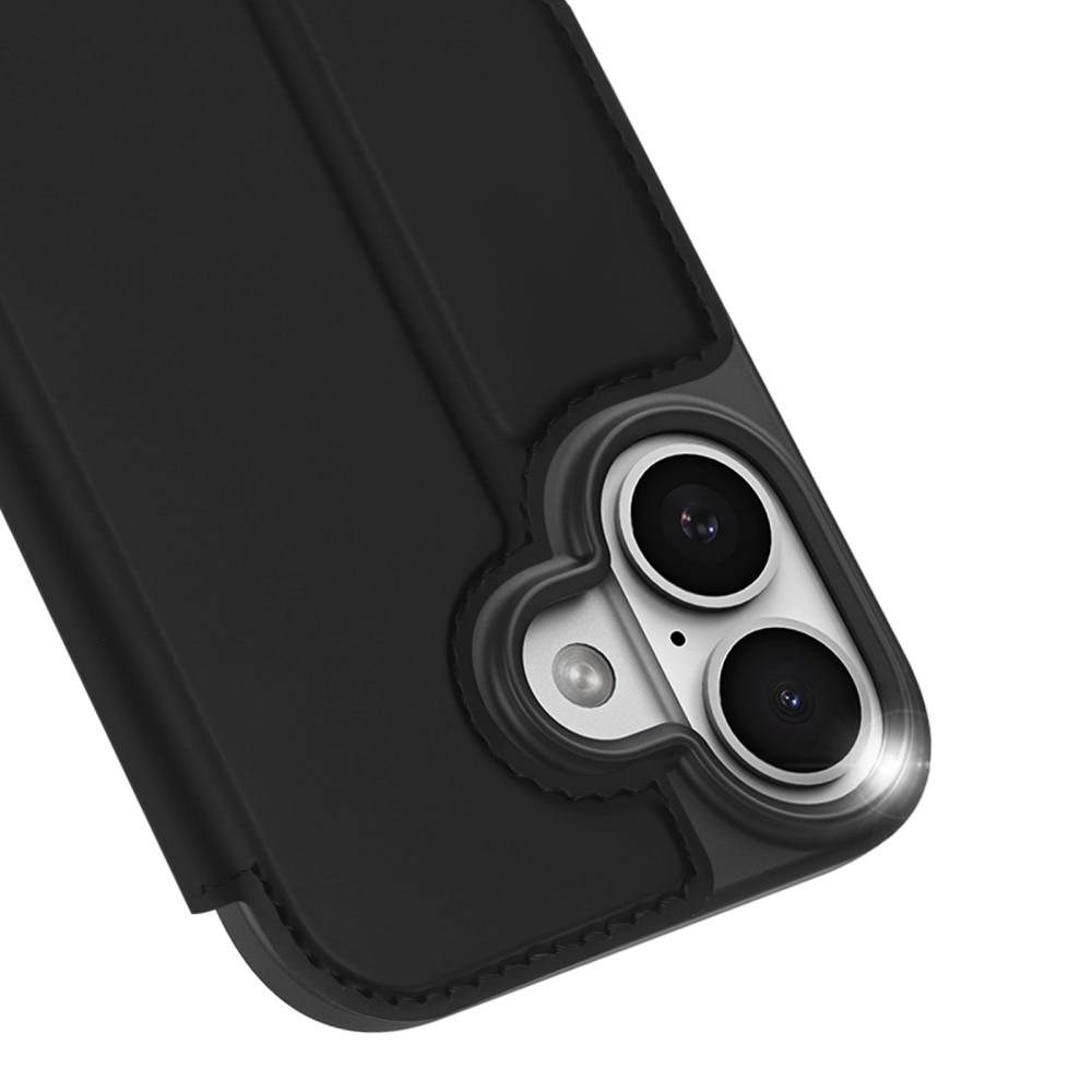 Étui portefeuille Skin Pro Series iPhone 17, Noir