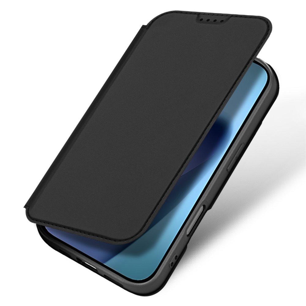 Étui portefeuille Skin Pro Series iPhone 17, Noir