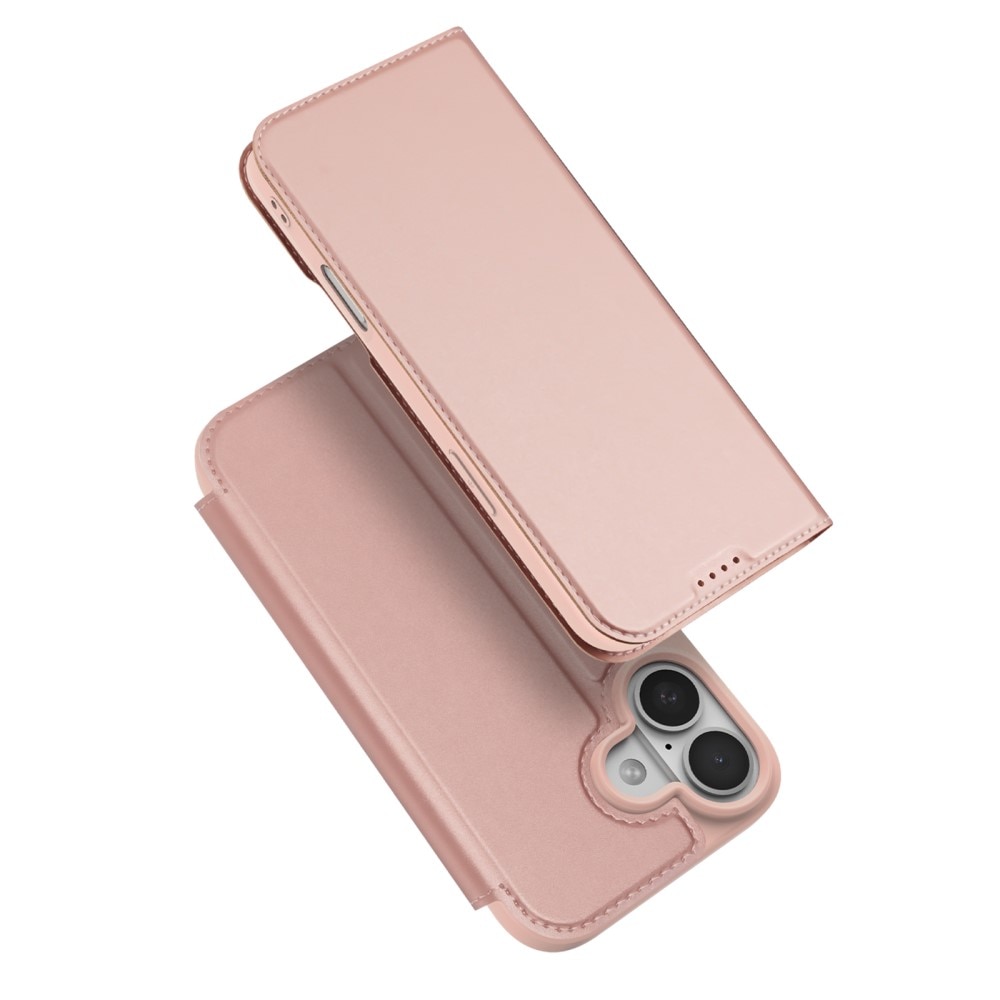 Étui portefeuille Skin Pro Series iPhone 17, Or rose