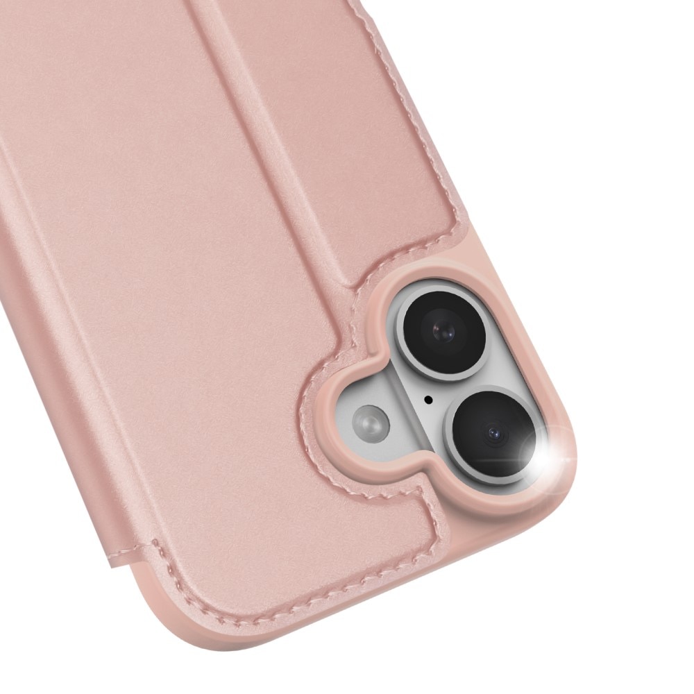 Étui portefeuille Skin Pro Series iPhone 17, Or rose
