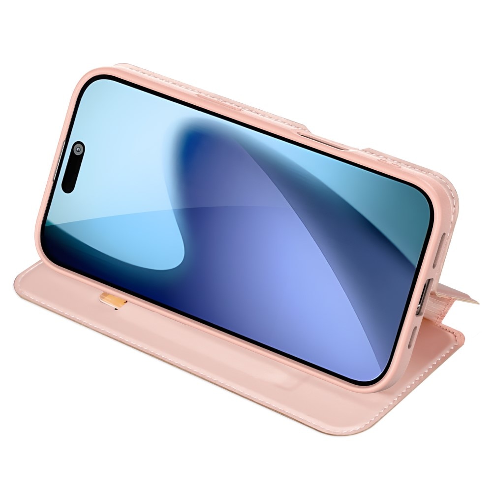 Étui portefeuille Skin Pro Series iPhone 17, Or rose