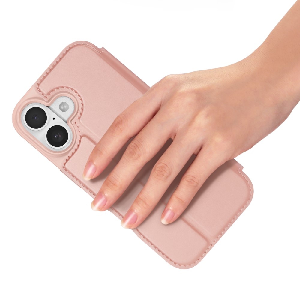 Étui portefeuille Skin Pro Series iPhone 17, Or rose