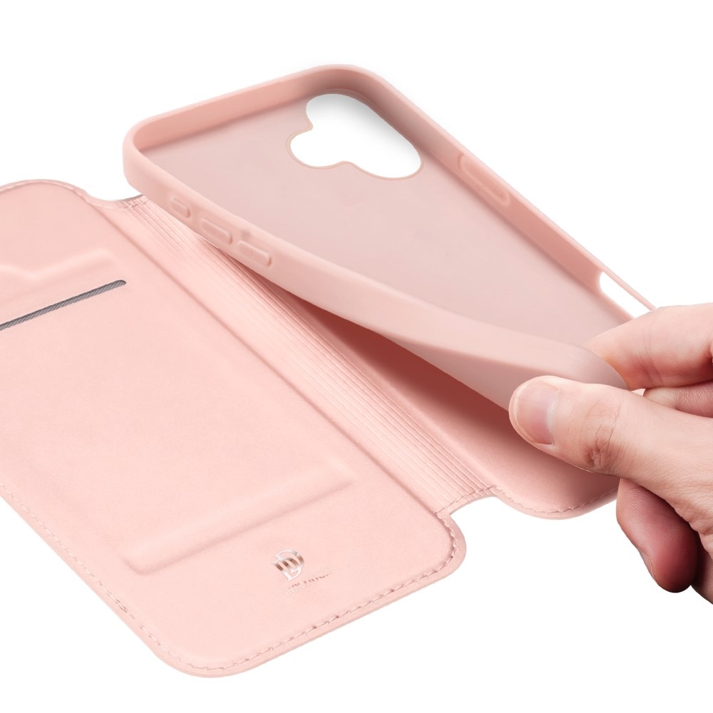 Étui portefeuille Skin Pro Series iPhone 17, Or rose
