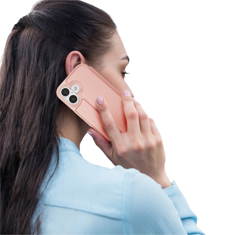 Étui portefeuille Skin Pro Series iPhone 17, Or rose