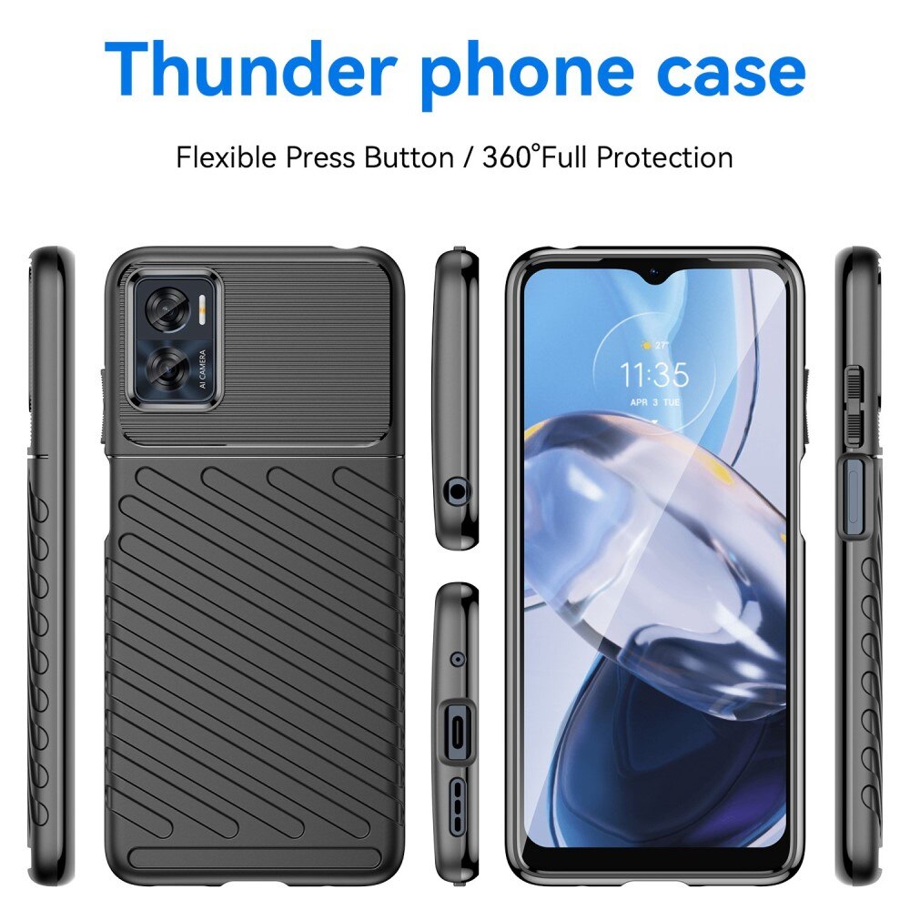 Coque Thunder TPU Motorola Moto E22i Noir