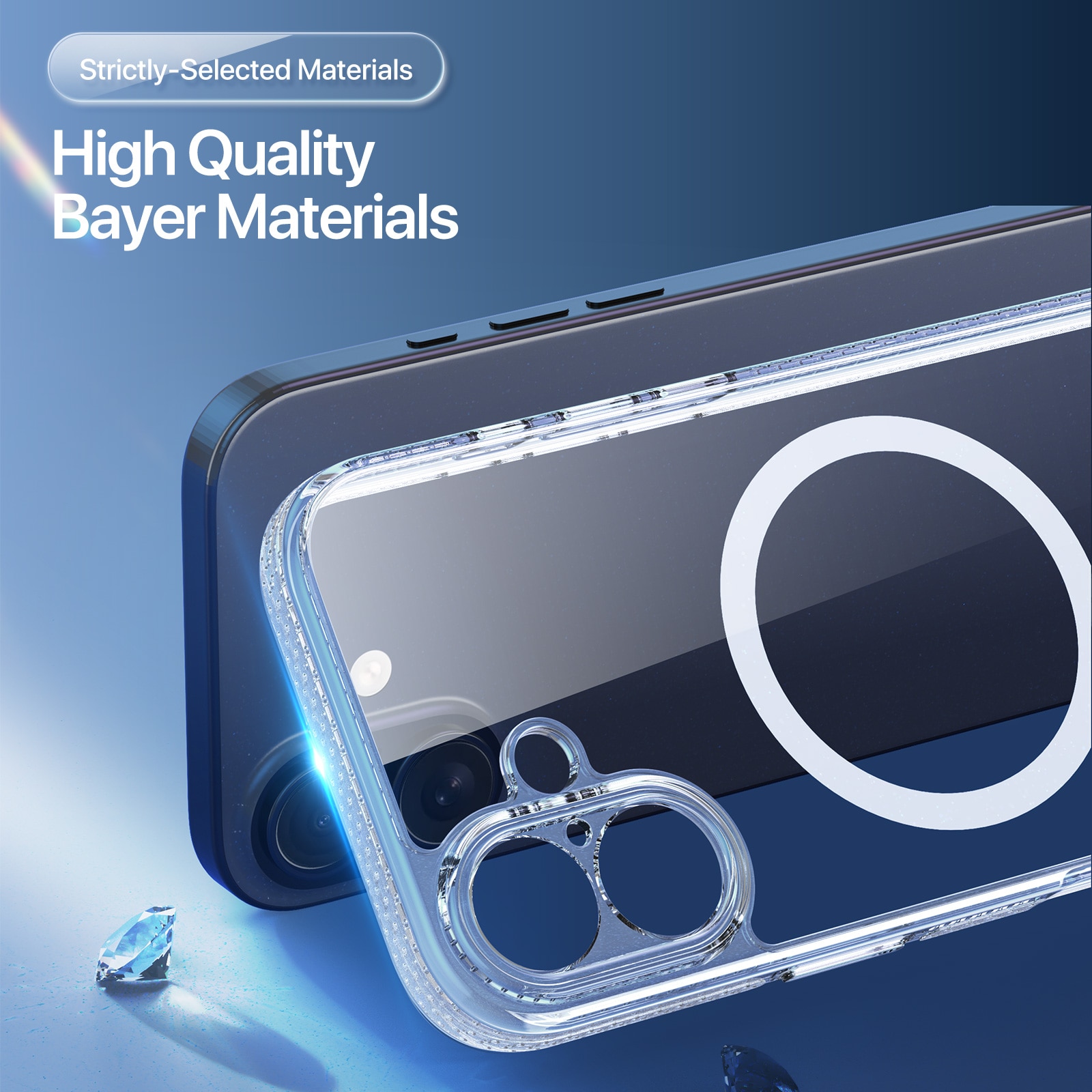 Clin Series MagSafe iPhone 17, transparent