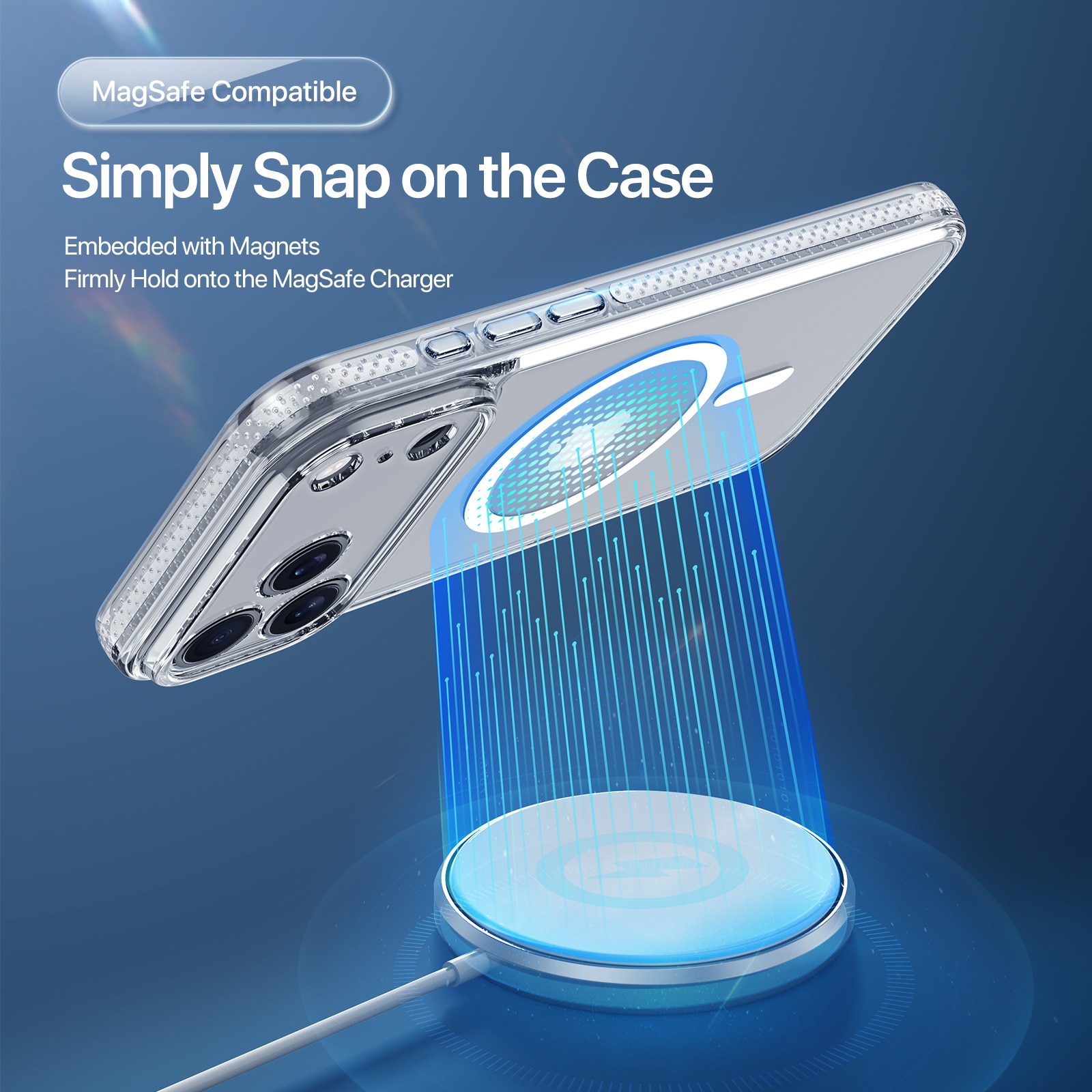 Clin Series MagSafe iPhone 17 Pro, transparent