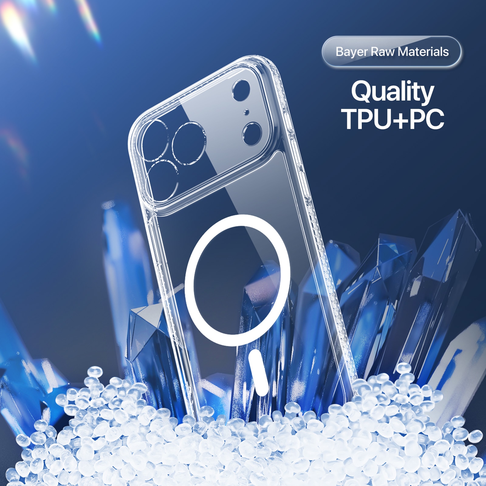 Clin Series MagSafe iPhone 17 Pro, transparent