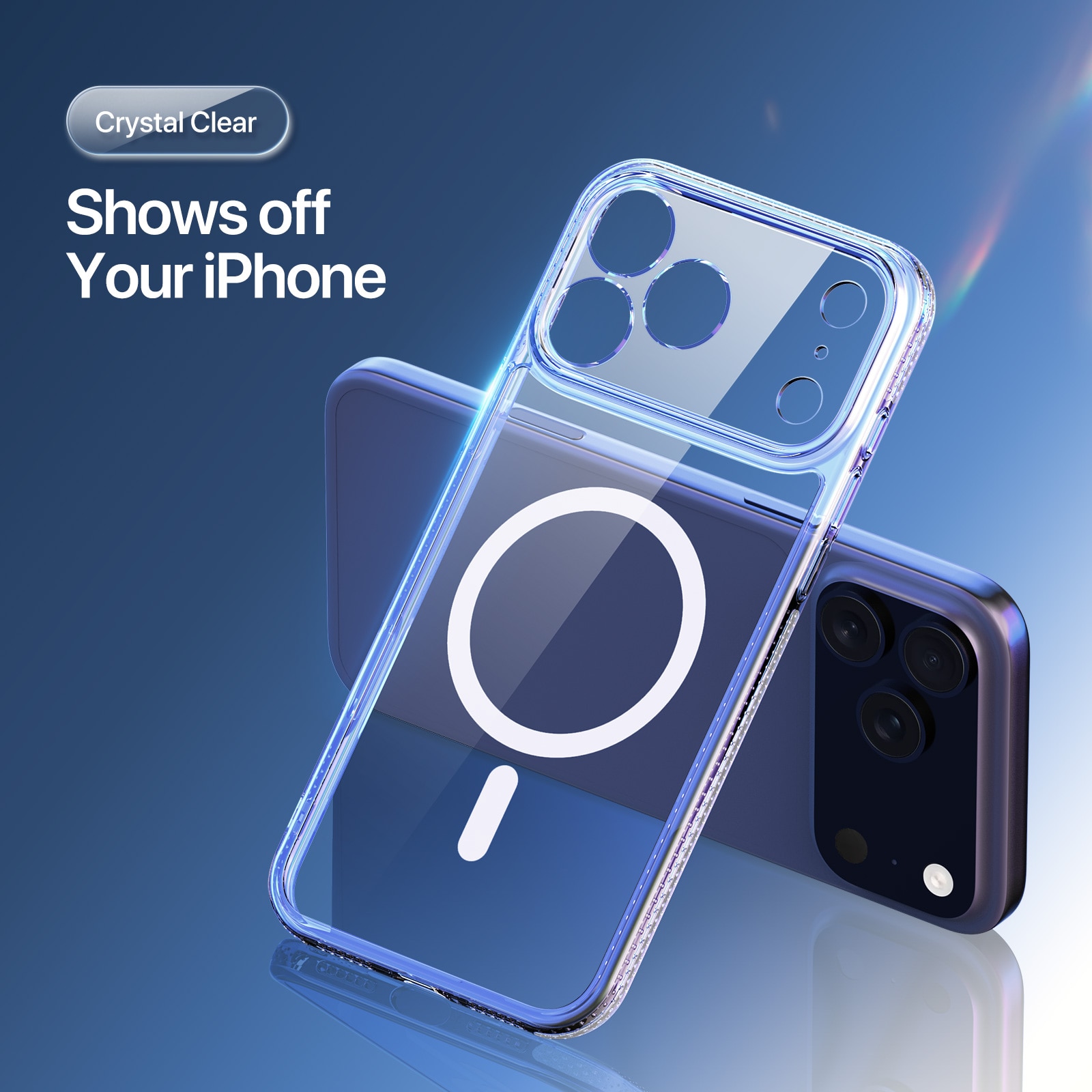 Clin Series MagSafe iPhone 17 Pro, transparent