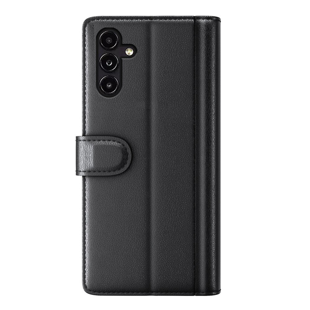 Étui en cuir veritable Samsung Galaxy A14, Noir