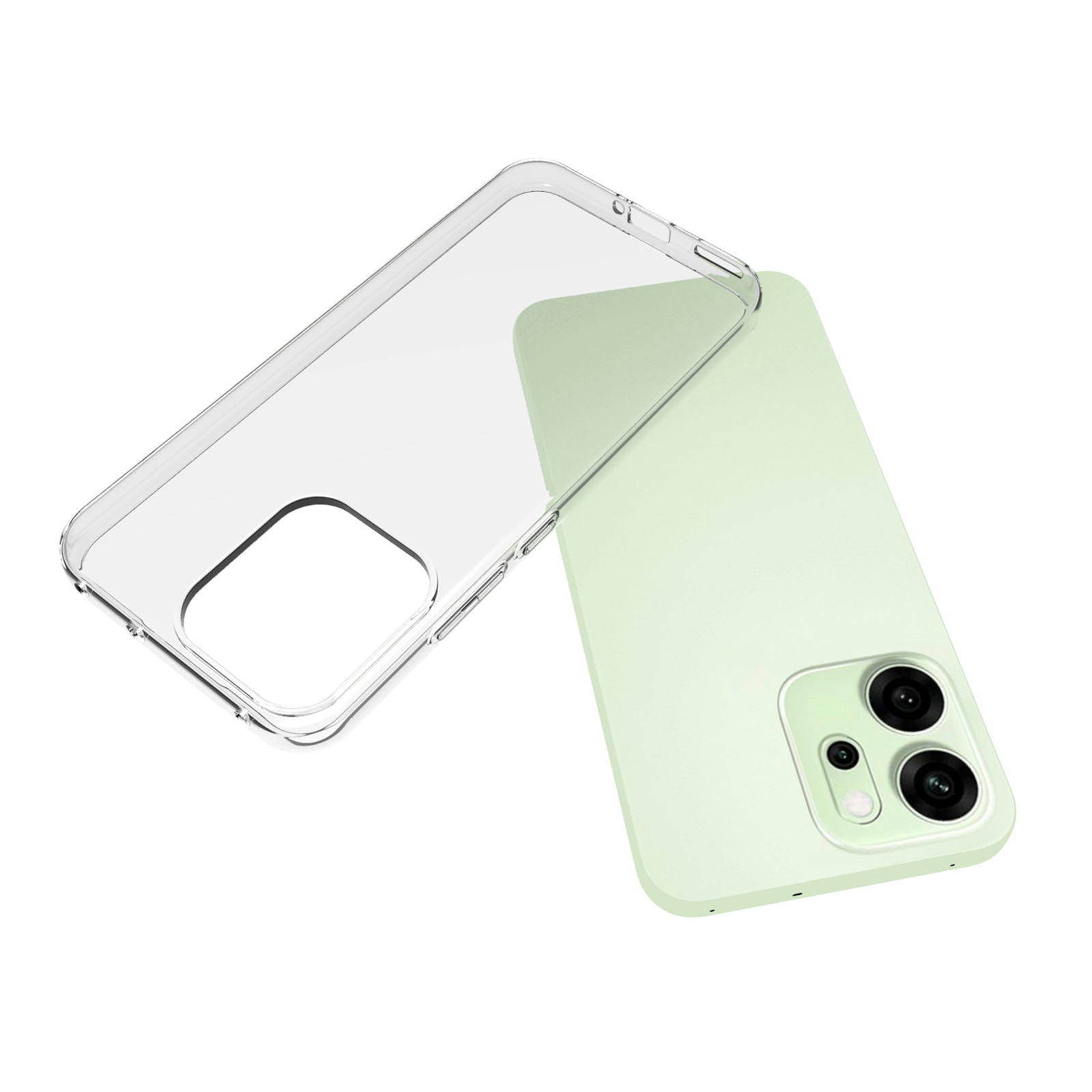 TPU Coque Oppo Reno 14, Transparent
