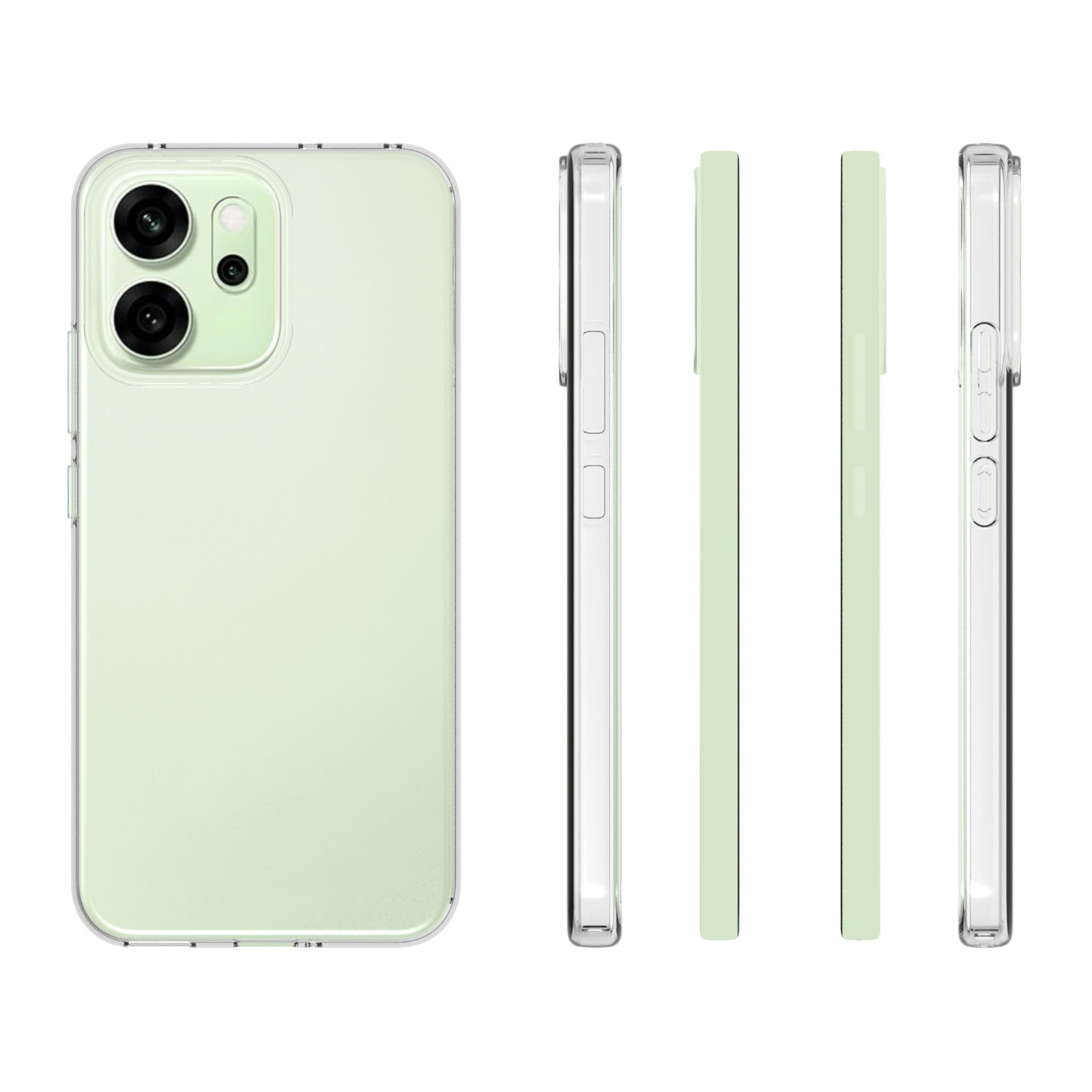 TPU Coque Oppo Reno 14, Transparent