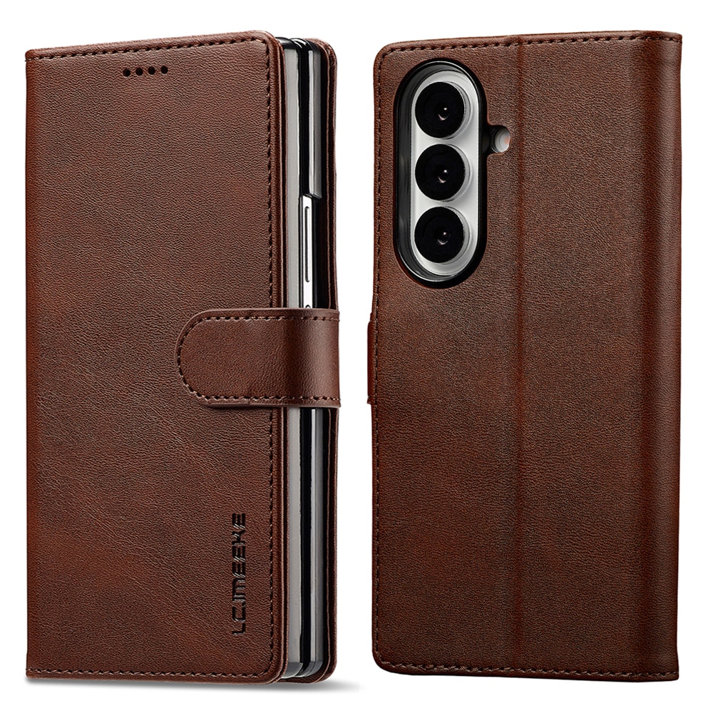 Étui portefeuille Samsung Galaxy Z Fold 7, Marron