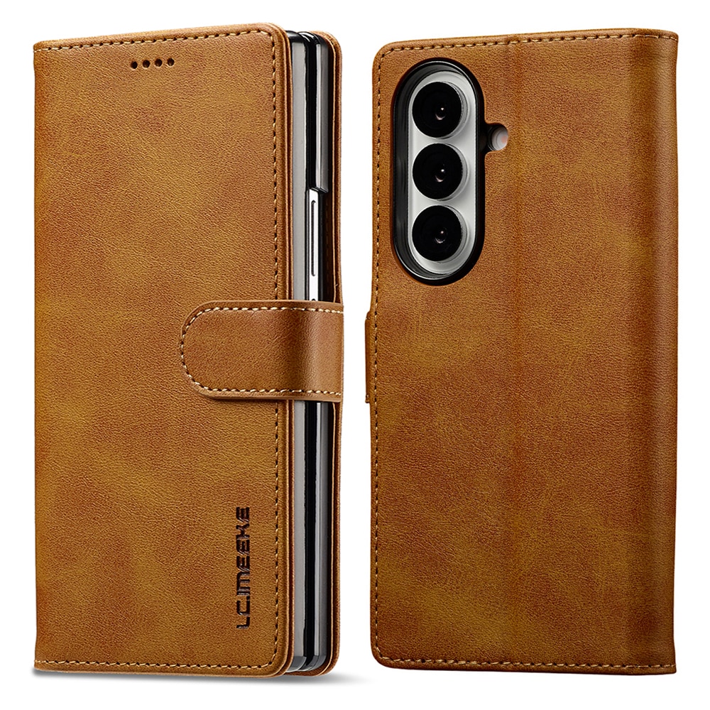 Étui portefeuille Samsung Galaxy Z Fold 7, Cognac