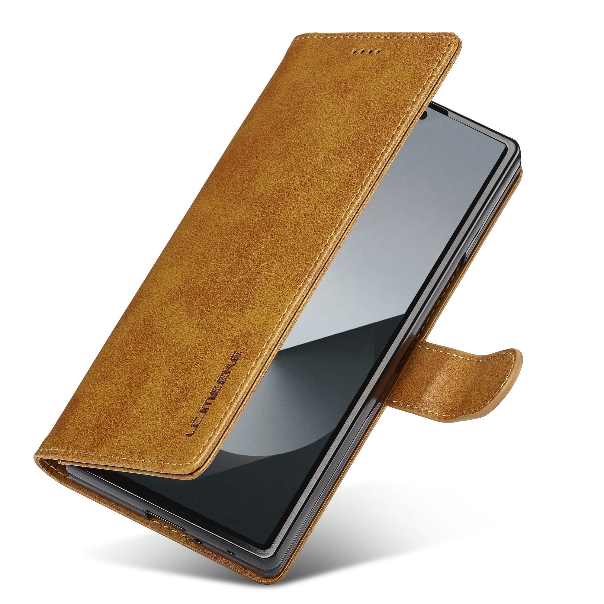 Étui portefeuille Samsung Galaxy Z Fold 7, Cognac