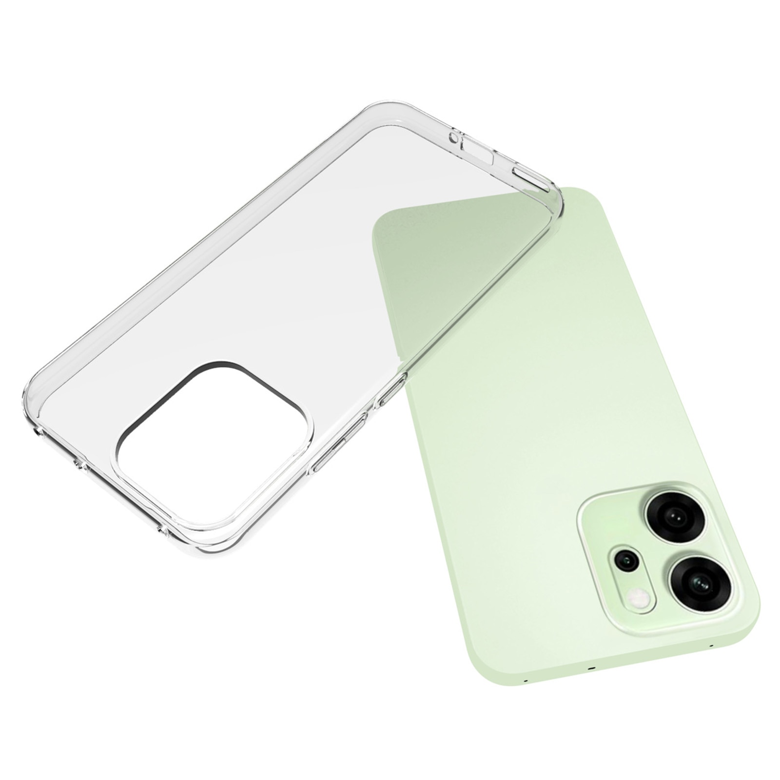 TPU Coque Oppo Reno 14 F, Transparent
