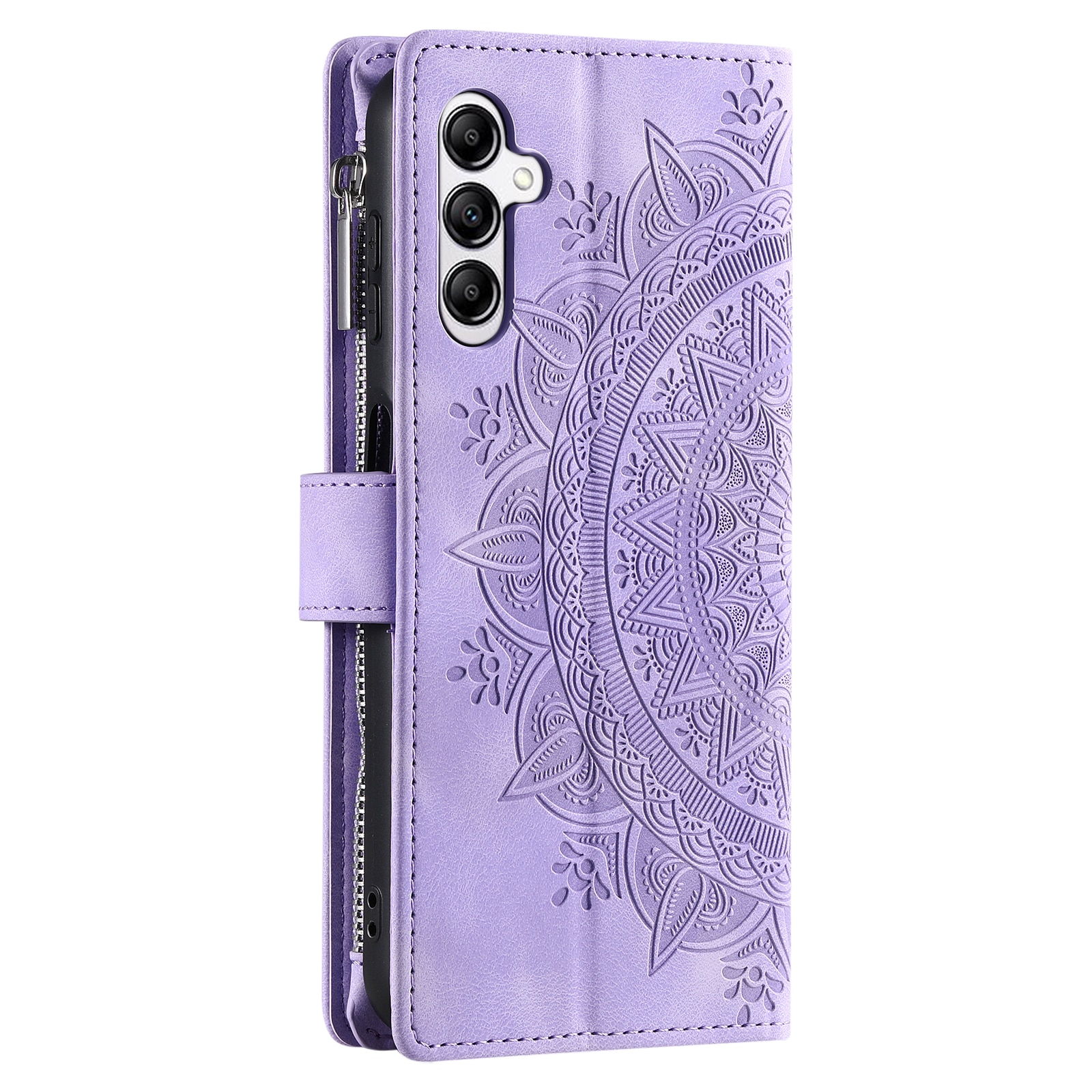 Étui portefeuille Mandala Samsung Galaxy S25 FE, Violet