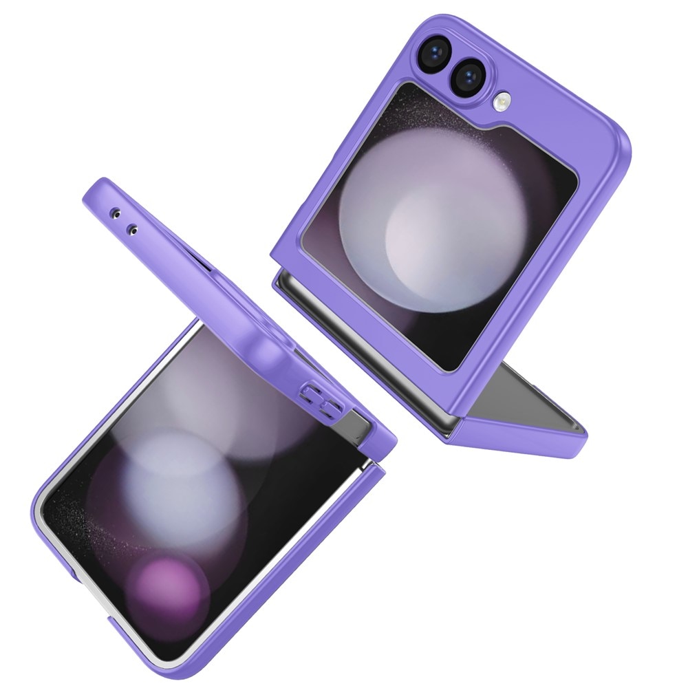 Coque magnétique avec porte-bague Samsung Galaxy Z Flip 7, Violet