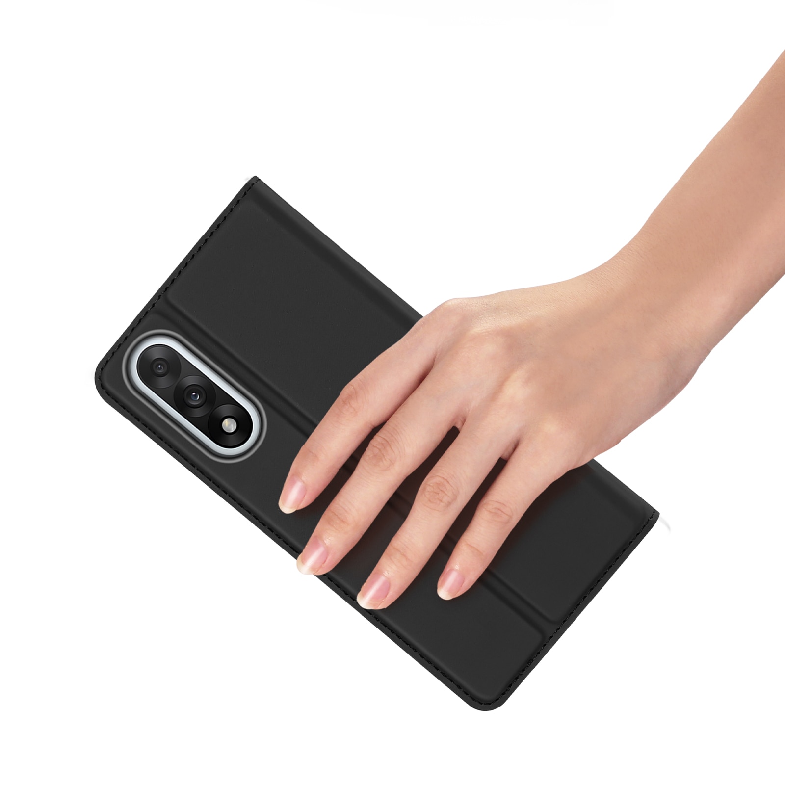 Étui portefeuille Skin Pro Series  OnePlus Nord 5, Noir