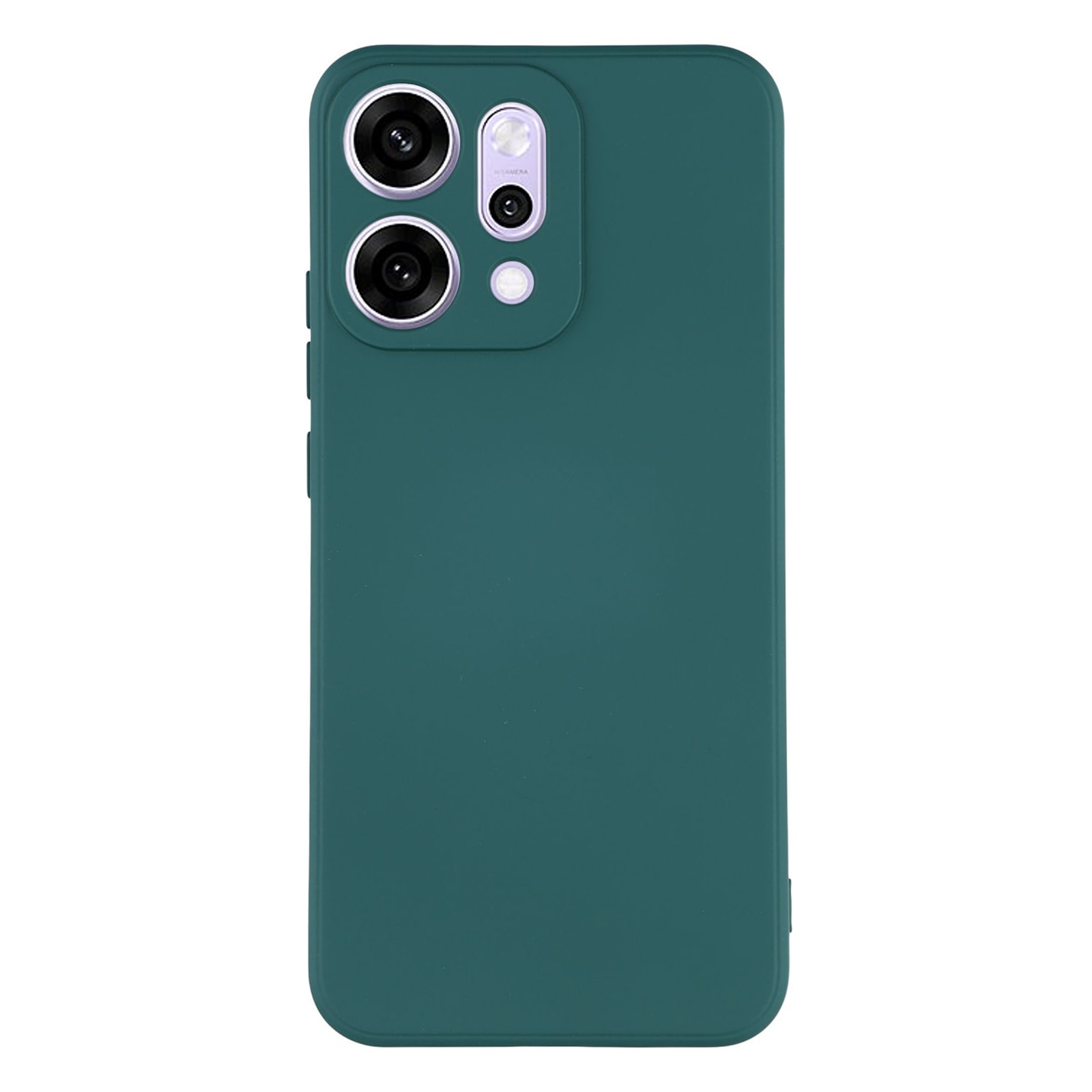 Coque TPU résistante aux chocs Oppo Reno 14, Vert foncé