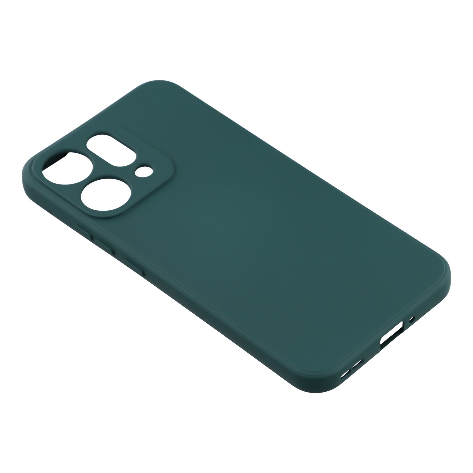 Coque TPU résistante aux chocs Oppo Reno 14, Vert foncé