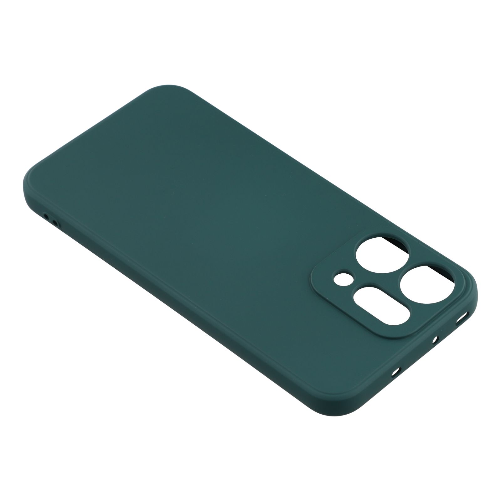 Coque TPU résistante aux chocs Oppo Reno 14, Vert foncé